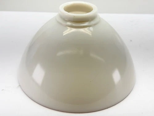 Vintage Deco Nouveau Milk Glass Light Lamp Shade Large 10"x5.5" with 2.5" Fitter