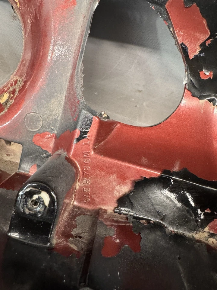 1978 1979 1980 Chevy El Camino Malibu панель коллектора передний нос оригинальный корпус гриля - Изображение 4 из 4