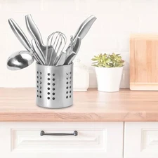 Drainer Cutlery Stand Holder Kitchen Stainless Steel Tray Storage Table Utensil
