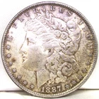 1887 P Morgan Silver Dollar