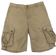 Polo Ralph Lauren Boys Cargo Shorts Khaki Tan Classic Chino Uniform Size 18 31x9