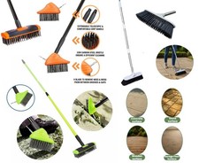 Garden Patio Cleaner Weed Brush Moss Scraper Paving Joint Cleaning Broom Tool