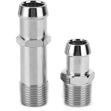 2Pcs Heater Hose Connector - Heater Hose Fittings for 3/4in Water Pump 5/8in Int