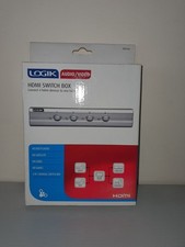 LOGIK Audio/Video HDMI Switch Box (Connect 4 HDMI Devices to one HDMI Socket)