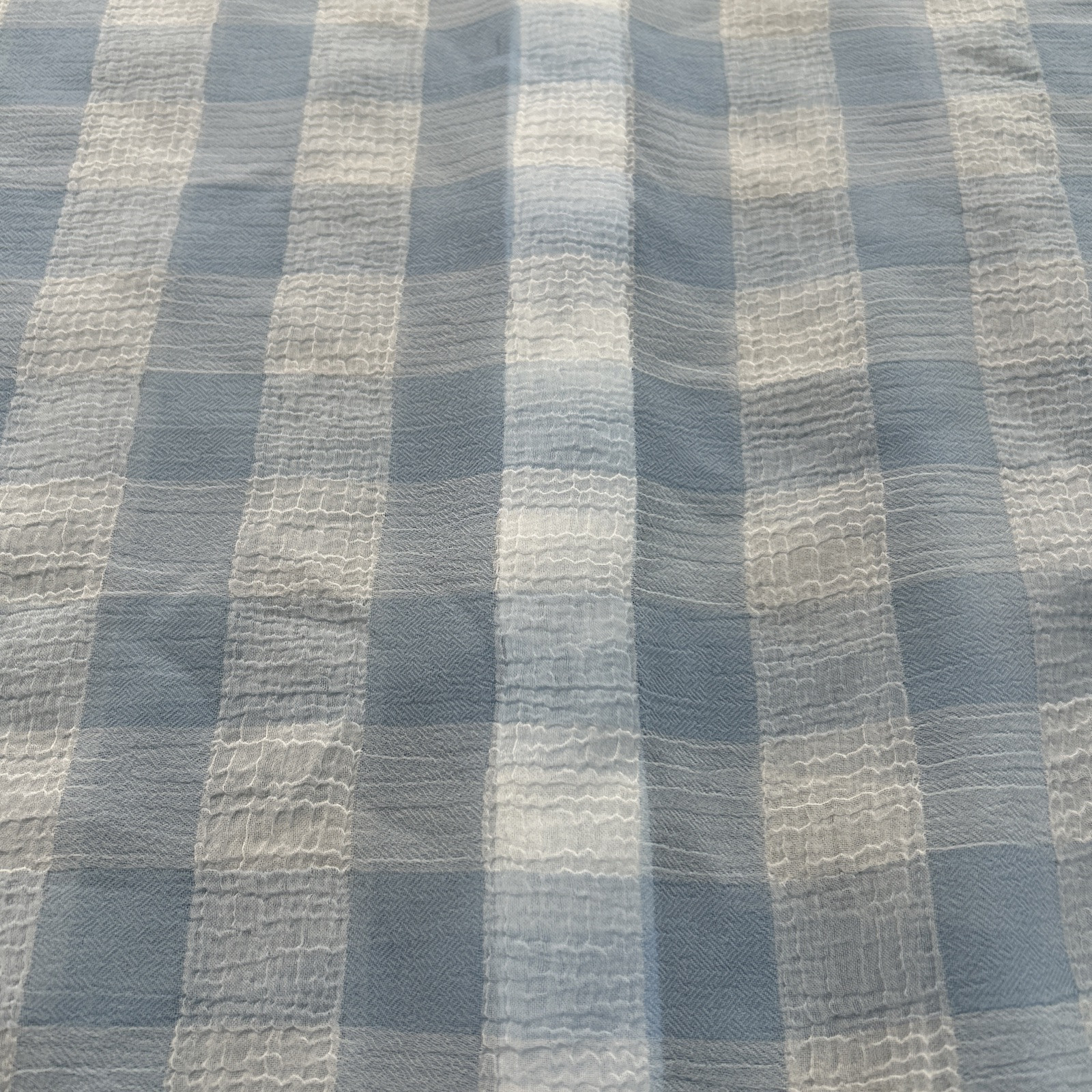 Calvin Klein Women's Sz L Sheer Pink Blue Checker Long Sleeve Blouse Lot of 2 thumbnail 16