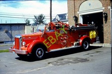 SALEM, MA Fire Apparatus SLIDE: E-6 1951 MACK L