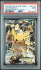 2016 POKEMON XY BLACK STAR PROMO RED & BLUE COLL FULL ART/PIKACHU EX PSA 9