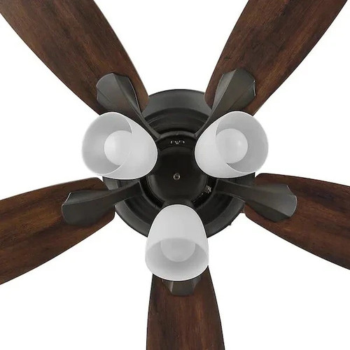 Hampton Bay Sidlow 52 in. Indoor LED Bronze Hugger Dry Rated Ceiling Fan - Picture 3 of 12