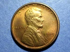 1909-VDB Lincoln cent  BU R/B