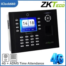 ZKTeco iClock660 4G Time Clock Biometric Clock Employee Attendance Machine ADMS