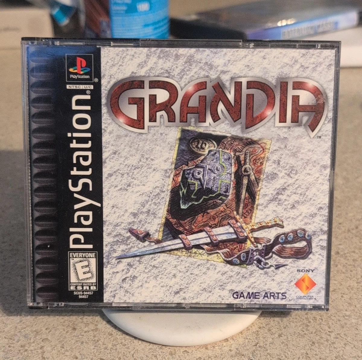 JEU PS1 GRANDIA COMPLET: : JEUX PLAYSTATION