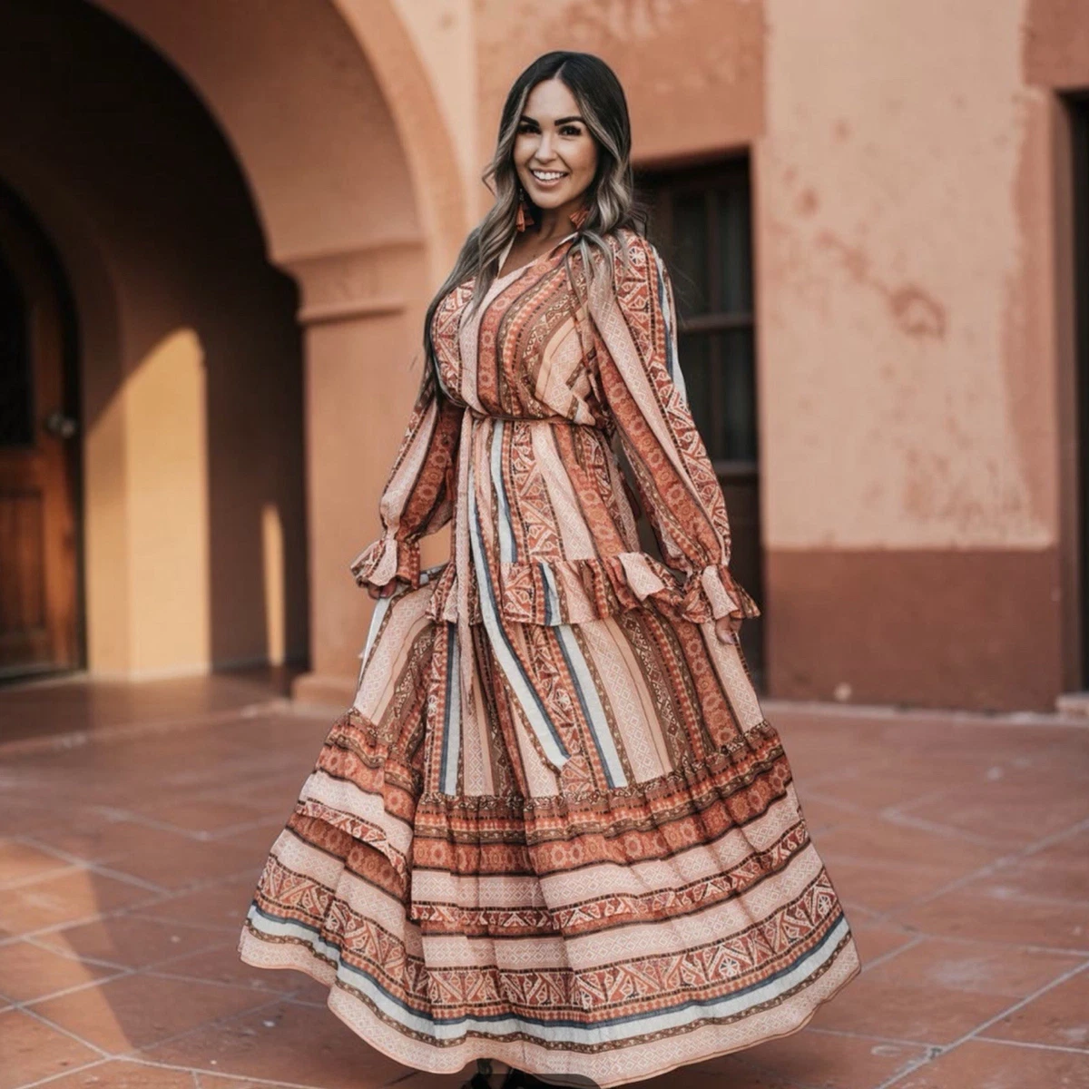 Long Sleeve Casual Maxi Dresses for Women for sale | eBay