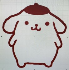 Sanrio Pompompurin Vinyl Decal 