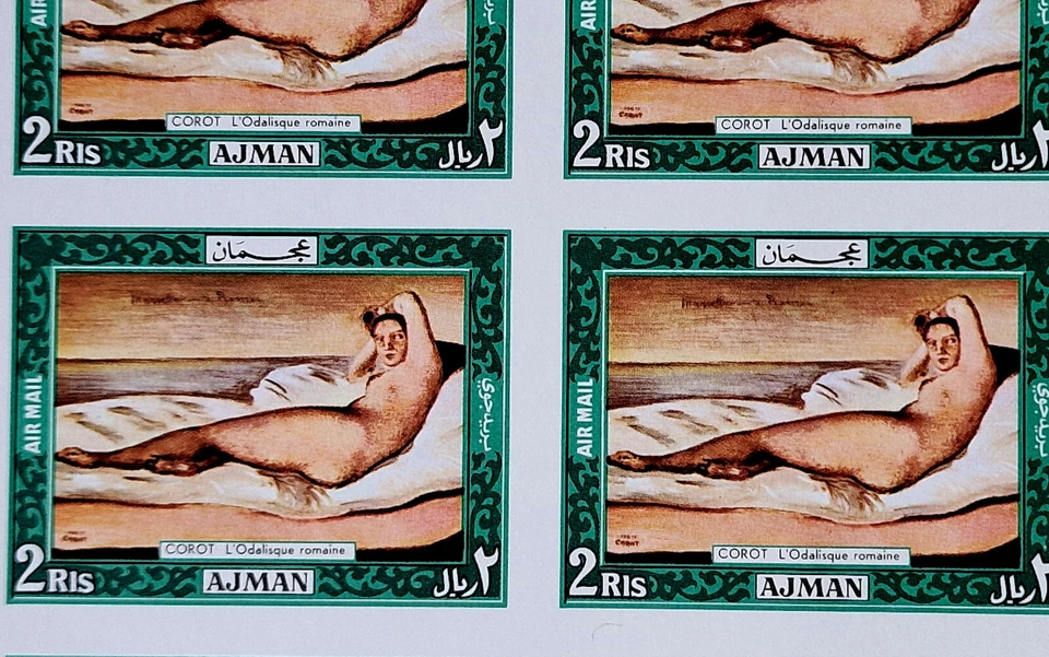 Emiratos Árabes Unidos 1969 imperf MNH pinturas artísticas AJMAN 40 estampillas 10 juegos completos MI €120,00 Foto 2 de 4