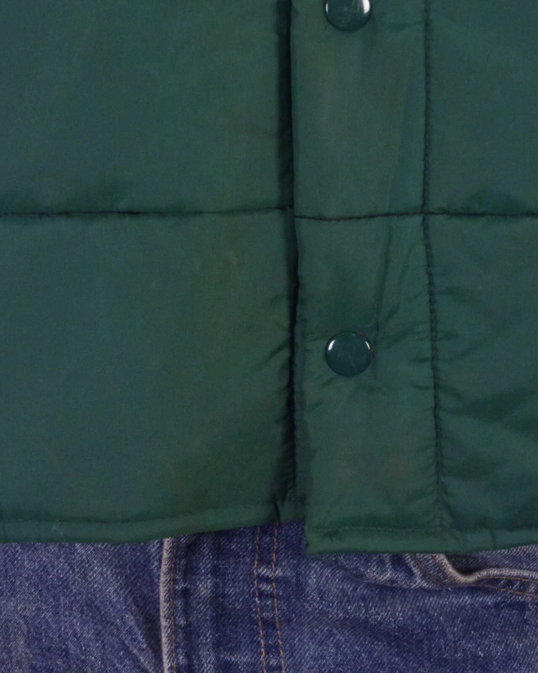 vintage 80s Chapco Adhesives Salesmaster Puffer Vest Jacket Camp Outdoors XXL - Image 3 of 4