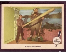 1959 FLEER WHERE TED STANDS CARD NO:79 EX/NM