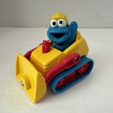 1999 Tyco Sesame Street Construction Bulldozer Ernie 4.5"