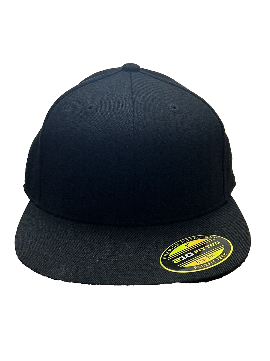 Flexfit Premium 210 Flat Peak Visor Fitted Baseball Trucker Cap