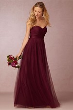 NWT BHLDN BLACK CHERRY ANNABELLE DRESS- SIZE 8