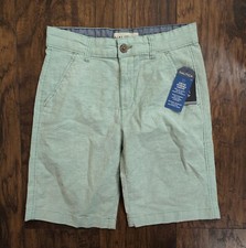 Nautica Boy's Bottle Green Bermuda Shorts Size 14. Waist:28in