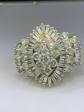 2Ct Round Cut Lab Created Diamond Wedding Band Ring 14k Yellow Gold Plated