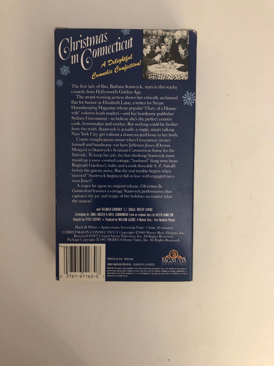 その他 Christmas in Connecticut [VHS] Christmas IN Connecticut [VHS] | eBay