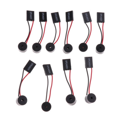 10 Stück PC Computer Hauptplatine Buzzer Interner Lautsprecher Beeper Beep Code