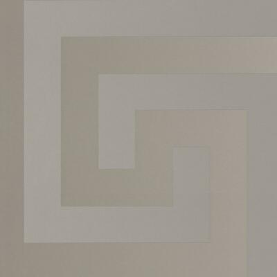 Greek Key Versace Wallpaper Champagne 38609-2 Geometric Luxury Vinyl 10m x 70cm