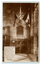 RPPC New York Tablet in Guildhall York Mr. E. Story England UK Postcard 