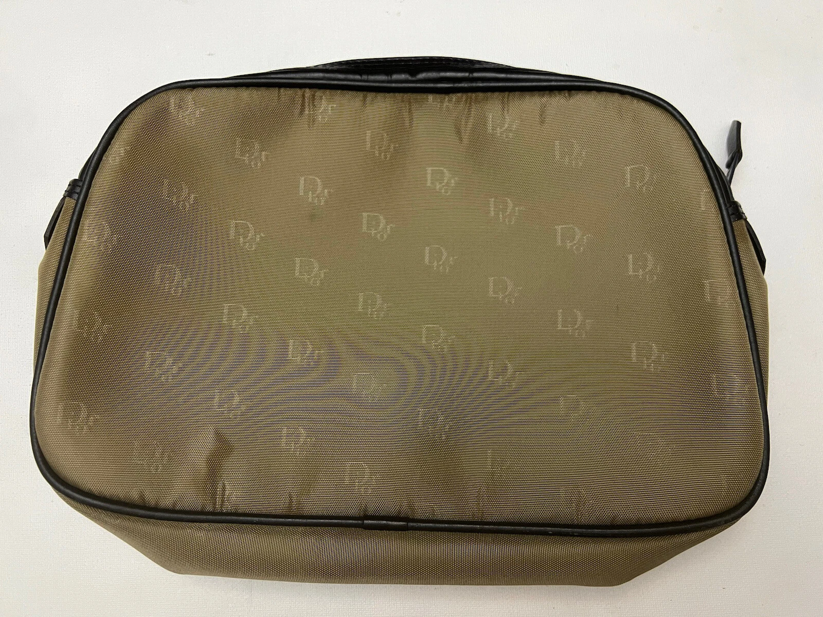 Bagages Christian Dior vintage beige sac fourre tout toile logo voyage