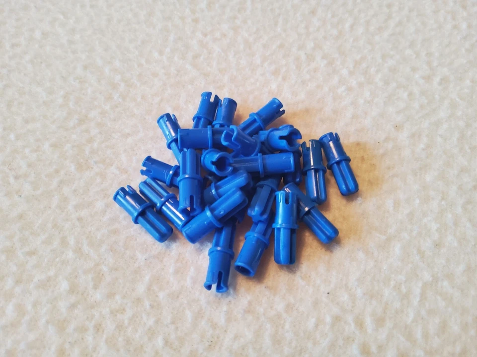 25 x NEW LEGO TECHNIC AXLE 1L WITH PIN & FRICTION RIDGES LENGTHWISE 4206482