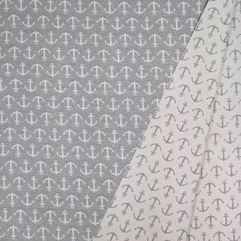 Gobelinstoff grau natur Anker beidseitig Innenraum-Ausstattung (Preis=0,5m) - Bild 2 von 4