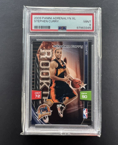STEPHEN CURRY 2009 PANINI ROOKIE CARD RC PSA 9 GOLDEN STATE WARRIORS  FREE S/H