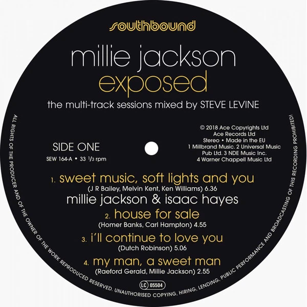 Millie Jackson - Exposed: The Multi Track Sessions (LP, Album, Mixed) (Mint (M)) - Image 2 of 4
