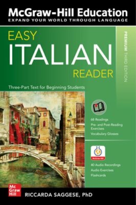 Easy Italian Reader, Premium Third Edition by Riccarda Saggese: New