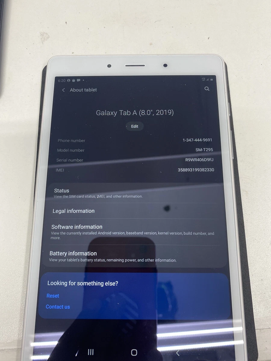Samsung galaxy tab a 8.0 2019 silver sale