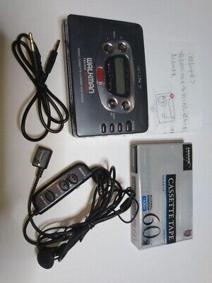 SONY WM-GX622 1996 black Recording Walkman Cassette Player SONY WM-GX622 1996 black Recording Walkman Cassette Player