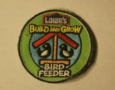 Lowe's Build And Grow Bird Feeder Build & Grow Kid's Workshop Embroidered Patch
