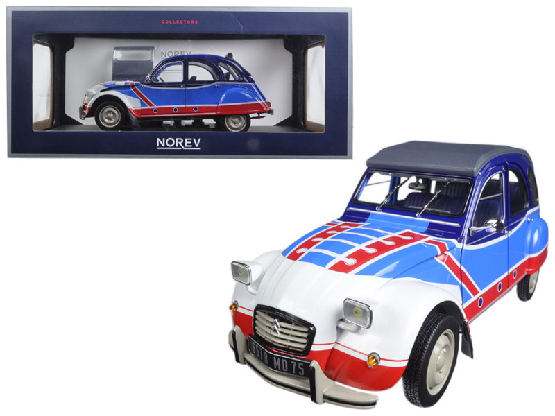 1/18 Norev 1976 Citroen 2CV Basket Diecast Model Car Red