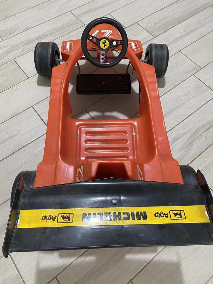 Ferrari F1 156/85 Automobile Peg Perego Bambini Elettrica 12V Alboreto #27 - Immagine 2 di 4