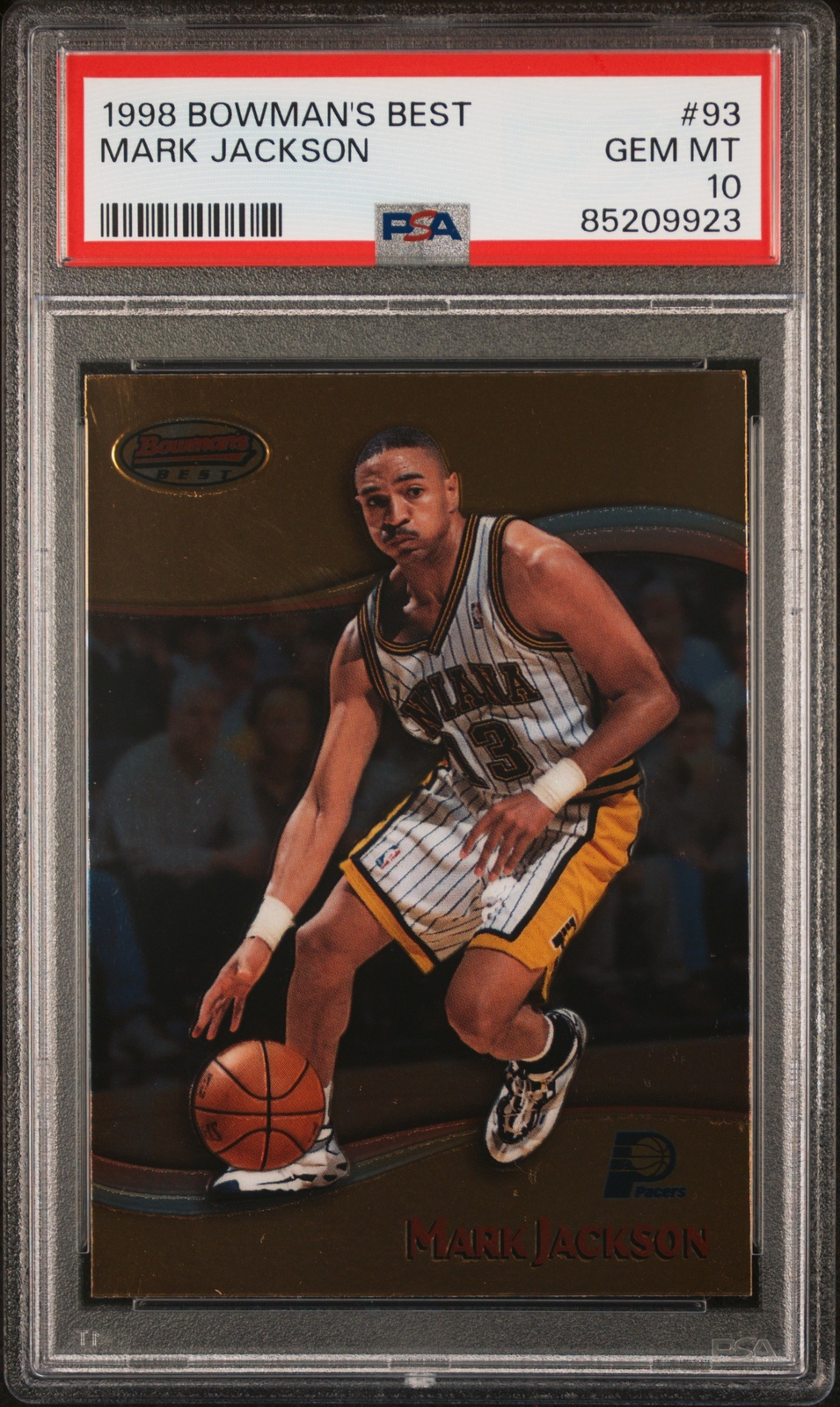 1998 BOWMAN'S BEST #93 MARK JACKSON PSA 10