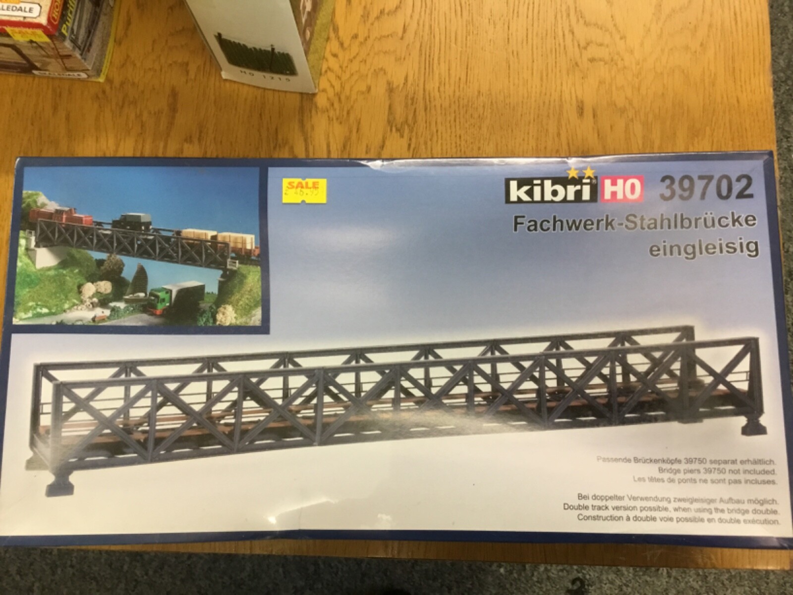 Kibri kit 39702 NEW HO SINGLE TRACK STEEL BRIDGE new