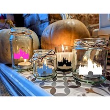 Fairytale Castle Candle Small Medium Large Wax Fill Wedding Favours Favor Fairyt