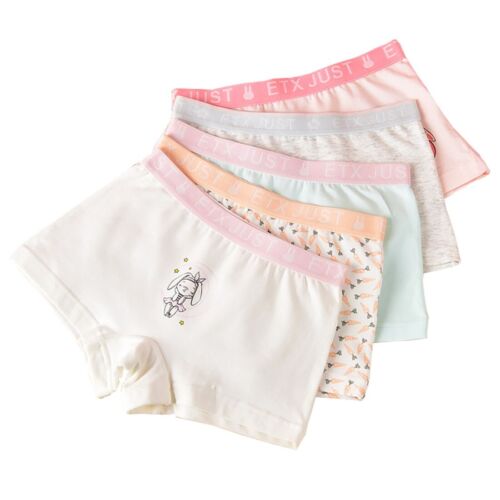Girls Underwear Cotton Boxer Briefs Comfort Breathable Shorts Briefs For 2-16 YR - Picture 22 of 151