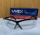UVEX HONEYWELL S3200 CLEAR SAFETY GLASSES BLACK FRAME 10 EACH (1 BOX) — photo 2