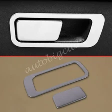 For Hyundai Sonata 2020-2023 Stainless Steel Storage Box Handle Cover Trims Part
