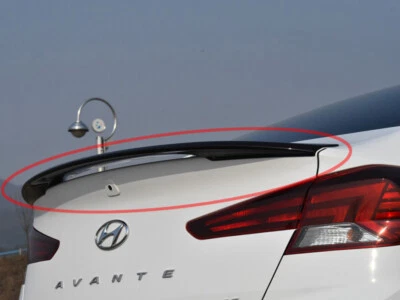 Onzigoo Rear Trunk Spoiler Gloss Black (Fits: Hyundai 2019+ Elantra Avante AD) - Image 1 of 4