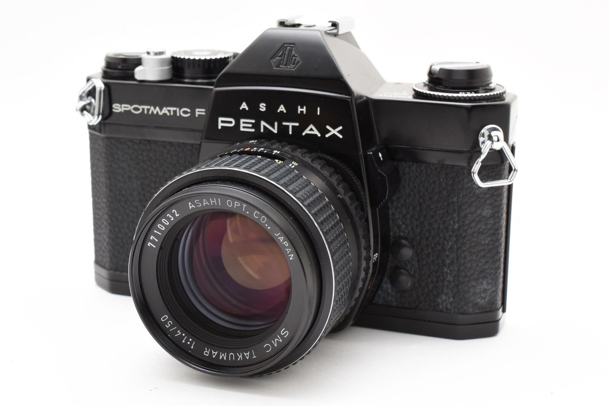 Pentax SPF SMCTakumar 50mm f/1.4 フィルムカメラ Exc+5* PENTAX SPF BLACK SMC TAKUMAR 50mm f/1.4 Film Camera