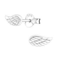 FlüGel Ohrstecker Engel Himmel Design 925 Silber Ohrringe EngelsflüGel Geschenk