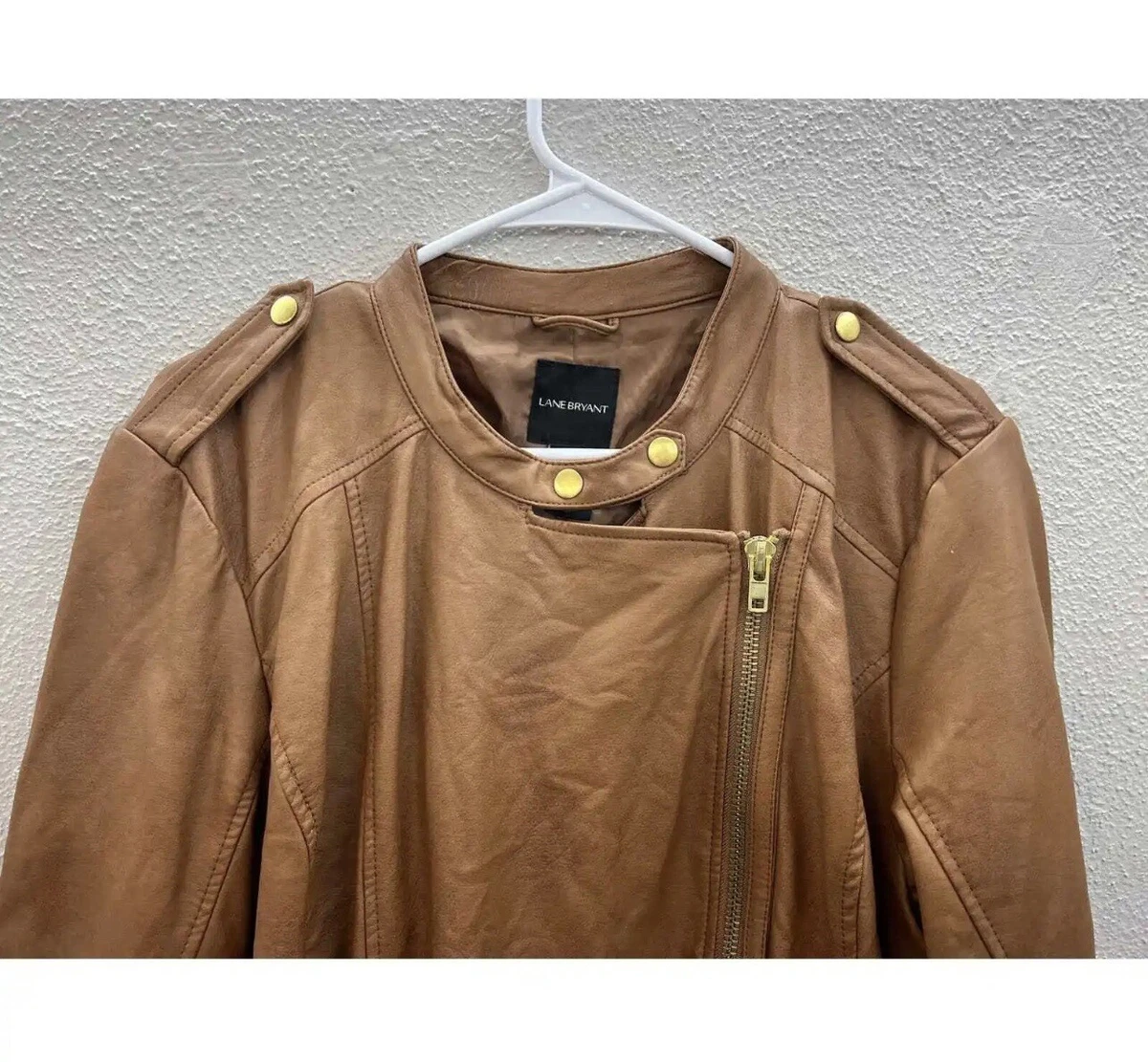 Lane bryant faux leather cheap jacket